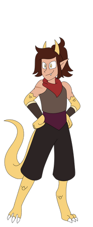 Season 2 design for Dracheron, one of the deuteragonists in Respritigina.